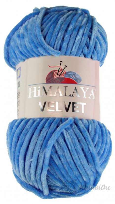 Příze Velvet 90027 – Nebeská modrá