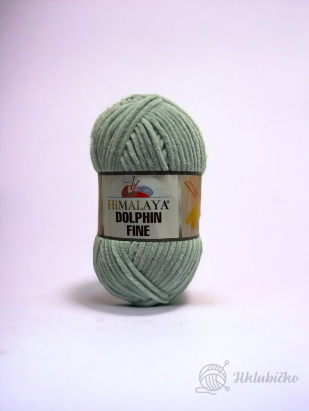 Příze Dolphin Fine 80525 – šedozelená