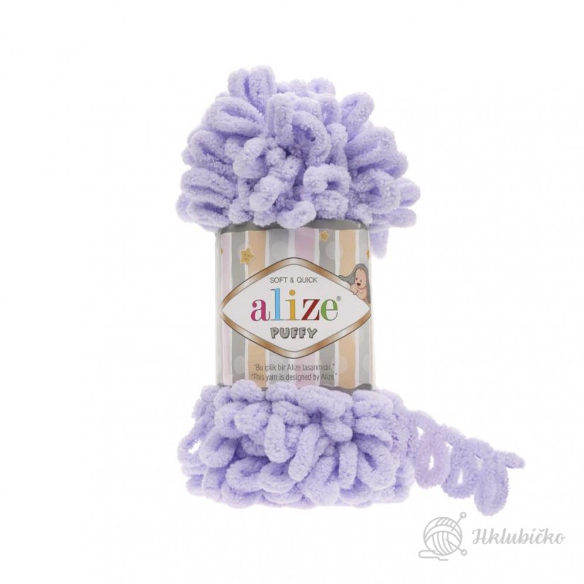 Příze Puffy 146 – Levandulová Příze Puffy 146 – Levandulová