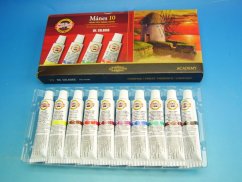 Soupravy uměleckých olejových barev Mánes 10x16ml