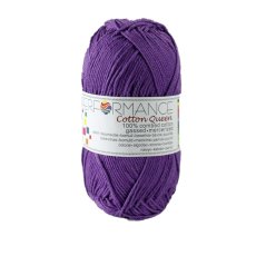 Bavlněná příze Cotton Queen 100% fialová