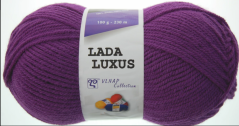 příze LADA LUXUS 53155 fialka