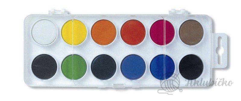 Školní barvy 172510/12 vodové BÍL pr.30mm Školní barvy 172510/12 vodové BÍL pr.30mm