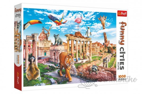 Puzzle  Divoký Řím 1000 dílků