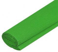 Dekorace Krepový papír  - zelený tmavší