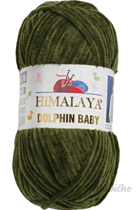 Příze Dolphin Baby 80361 – Mechově zelená