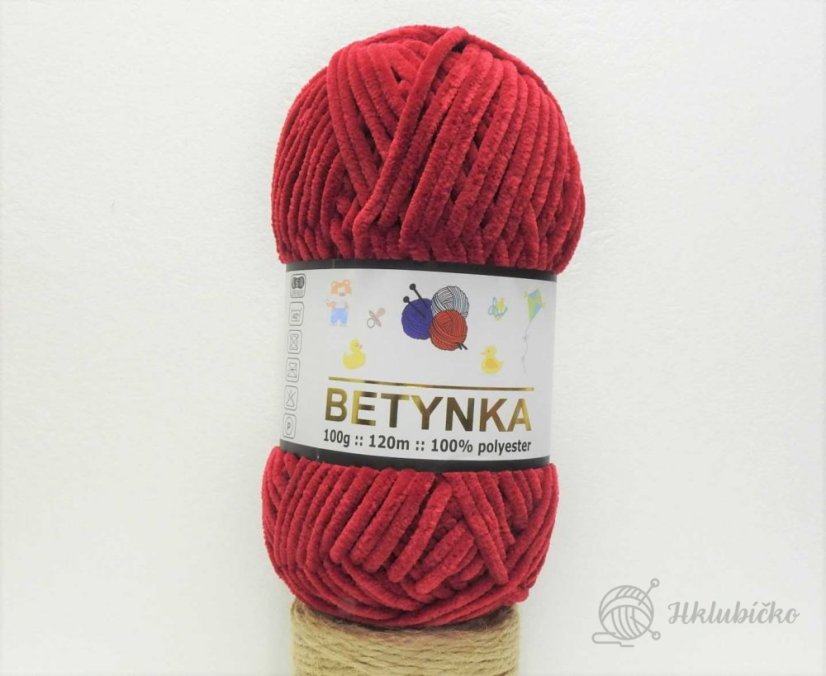 Příze Betynka 322 – bordo