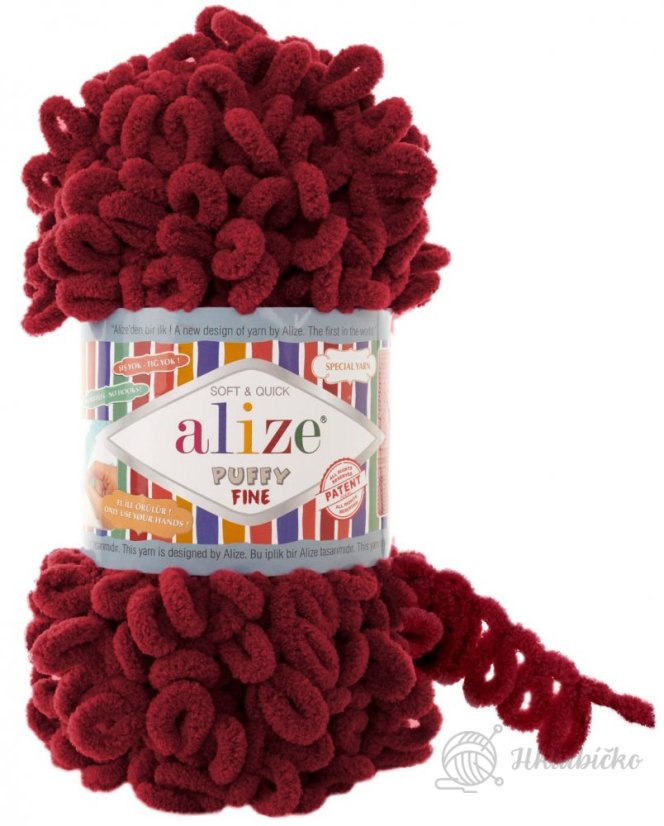 Alize puffy fine bordo 107 Alize puffy fine bordo 107