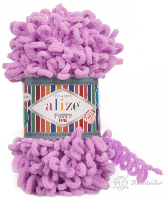 Alize Puffy Fine 378 – orchidej