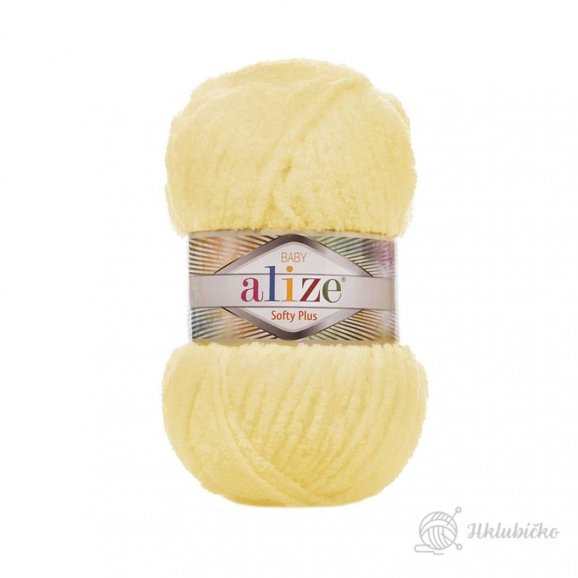 Příze Alize Softy Plus 013 – Žlutá