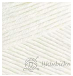 100% Bavlněná příze Bella 1055 bílá