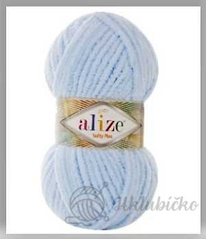 Příze Alize Softy Plus 183 – Světle modrá Příze Alize Softy Plus 183 – Světle modrá