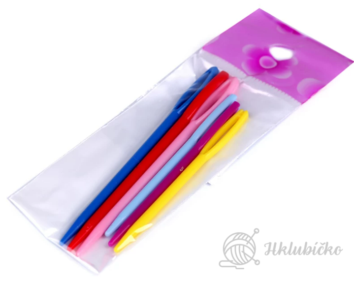 Plastové jehly tupé mix 6ks sada Plastové jehly tupé mix 6ks sada