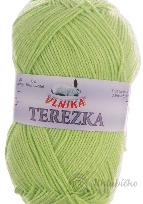Bavlněná příze Terezka 117 – jasně zelená