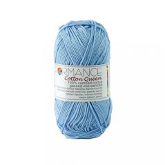 Bavlněná příze Cotton Queen 100% světle modrá