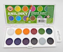 Brilantní vodové barvy anilinky Kohinoor