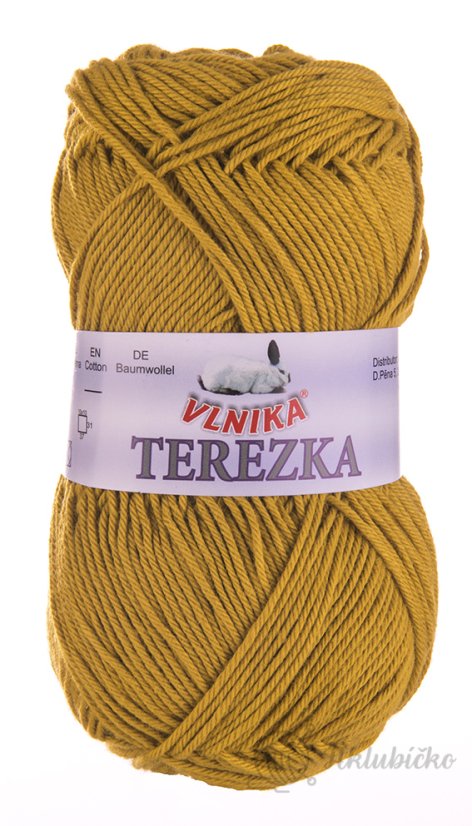 Bavlněná příze Terezka 136 – horčice tm.