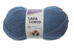 příze LADA LUXUS 56801 brilantní modrá