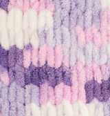 Příze Puffy color 6305 – šeřík fialovo růžovo bílá