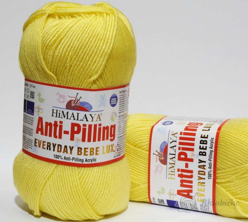 Příze Himalaya Everyday Bebe Lux 70403 – žlutá