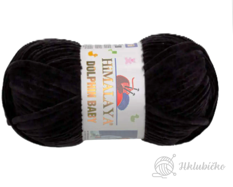 Příze Dolphin Baby 80311 – Černá