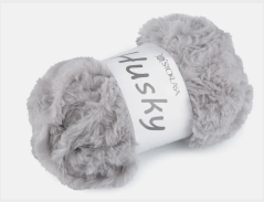Pletací příze Husky 100G světle šedá