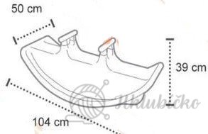 Dětské plastové houpadlo  Paradiso výrobek EU