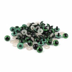 Bezpečnostní oči 15 mm-zelené