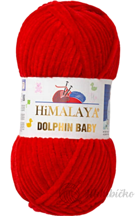 Příze Dolphin baby 80318 Červená