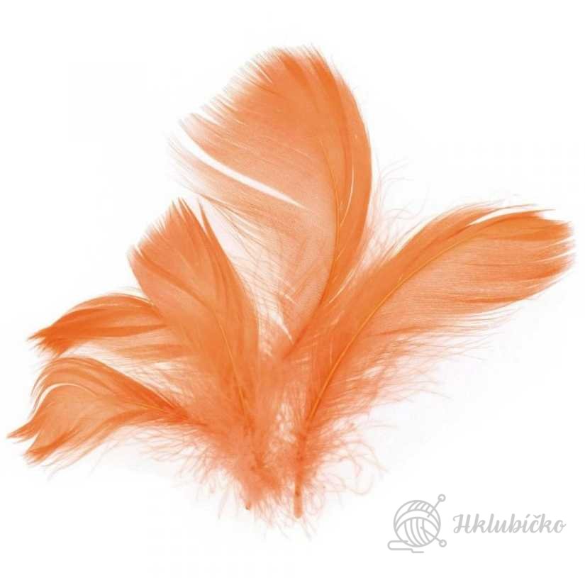 Peří 10 g měděné