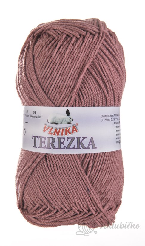 Bavlněná příze Terezka 138 – starorůžová tm.