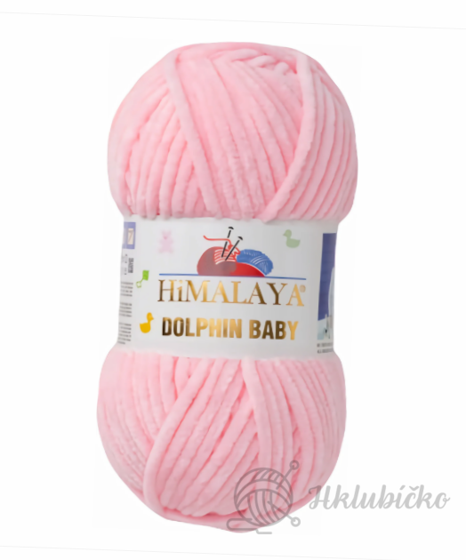 Příze Dolphin baby 80319 Světle růžová