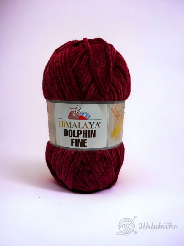 Příze Dolphin Fine 80512 – bordo Příze Dolphin Fine 80512 – bordo