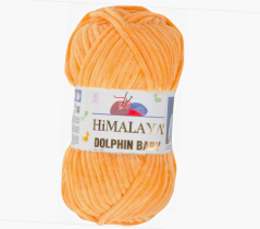 Příze Dolphin baby 80368 Žlutooranžová
