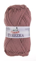 Bavlněná příze Terezka 138 – starorůžová tm.