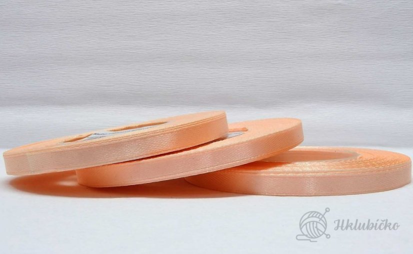 Saténová stuha losos