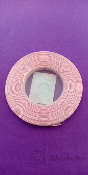 Saténová stuha  baby růžová 6mm x 32m