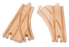 Výhybky pro dřevěné koleje 2ks