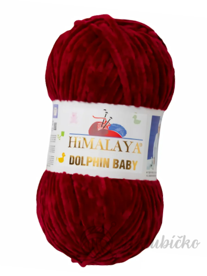 Příze Dolphin baby 80322 Vínová