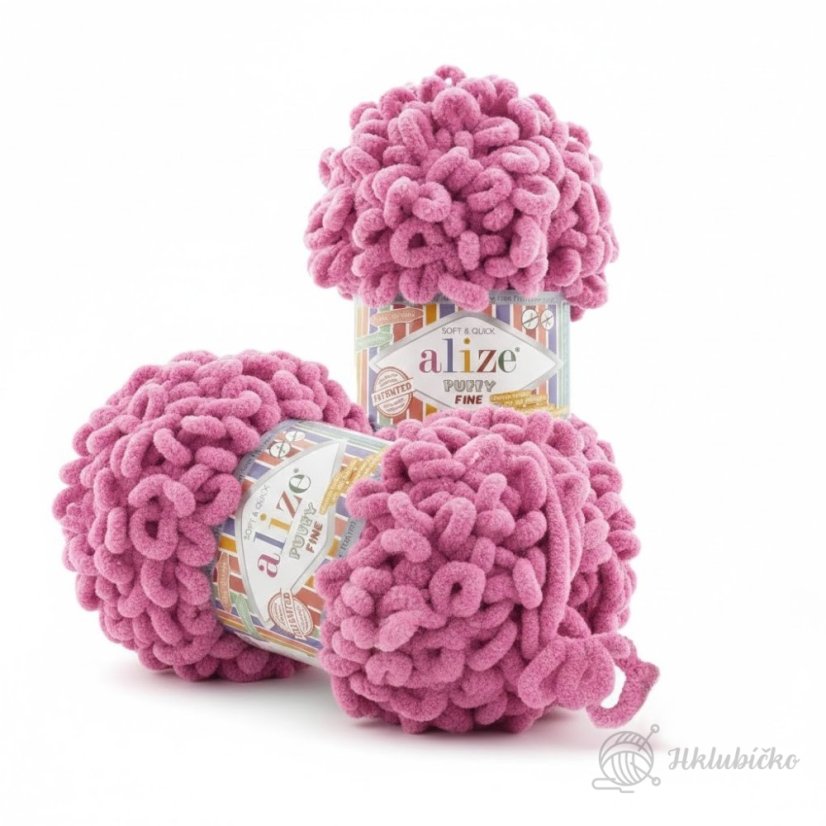 Alize Puffy fine 178 – růžová