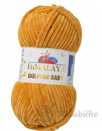 Příze Dolphin Baby 80330 – Hořčicová