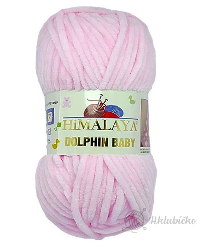 Příze Dolphin baby 80303 Světle růžová