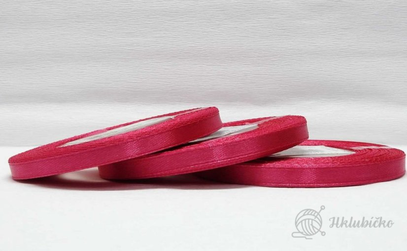 Saténová stuha amarant