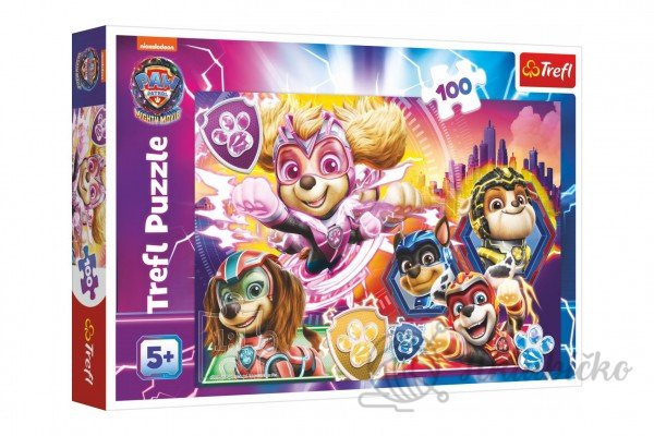 Puzzle Tlapková patrola 100 dílků