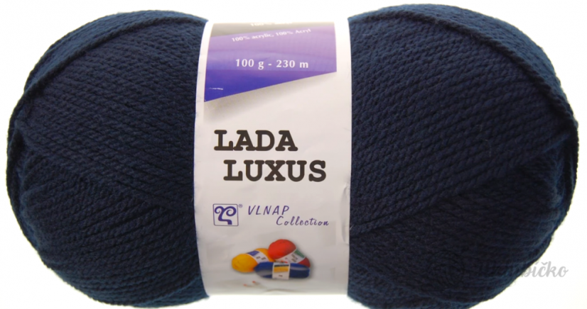 Příze Lada Luxus 56031 – tmavě modrá