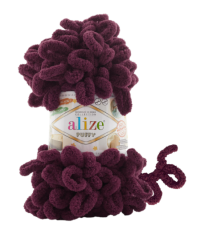 Příze Alize Puffy 108 – tmavě švestková