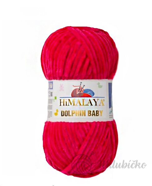 Himalaya příze Dolphin Baby 80314 – Sytě růžová cyklámen