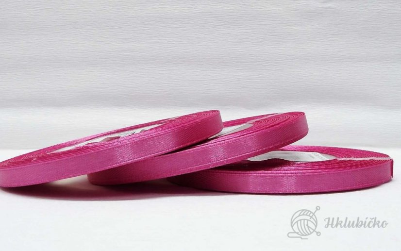 Saténová stuha fuchsiová