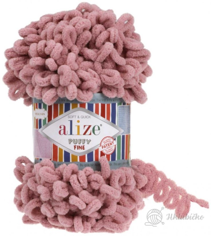 Alize Puffy Fine 295 – staroružová