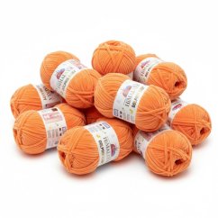 Příze Dolphin Baby 80316 – Oranžová- 10klubíček